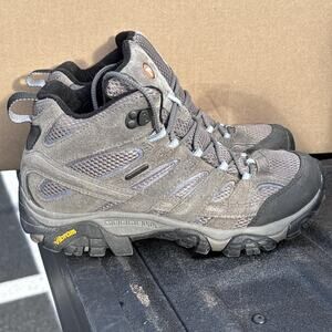 Merrell Moab 2 Mid Waterproof Shoes Womens Size 9.5 Hiking Boots Vibram J06054